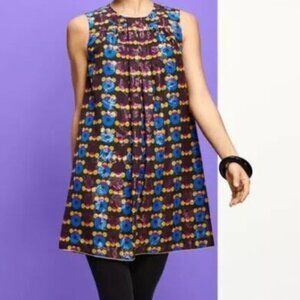 Anna Sui for Target - Multi Colored Shimmer Metallic Mod Dress S